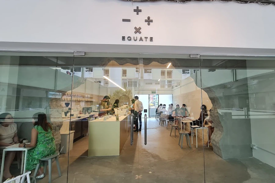 Entrance of Equate Coffee at Tanjong Pagar Plaza