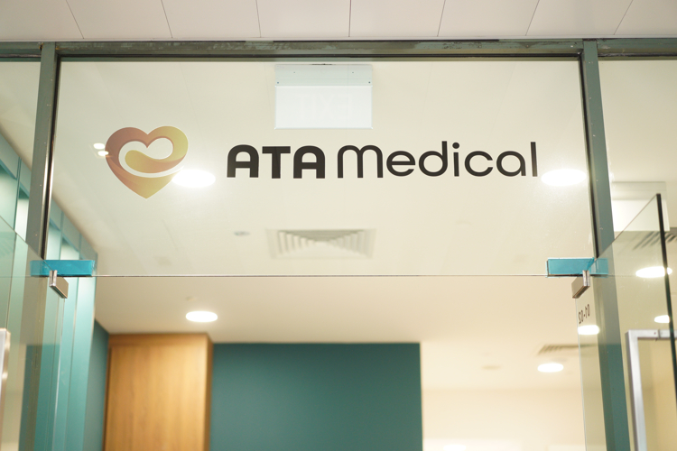 ATA Medical clinic entrance at Royal Square Medical Centre, Novena.