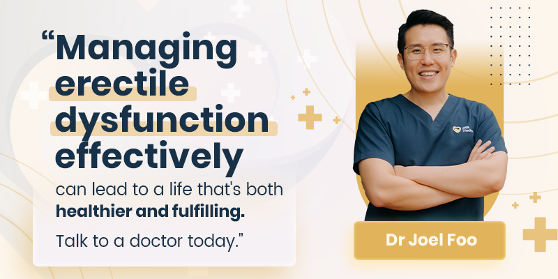 Managing erectile dysfunction effectively can lead to a life that's both healthier and fulfilling. Talk to a doctor today.