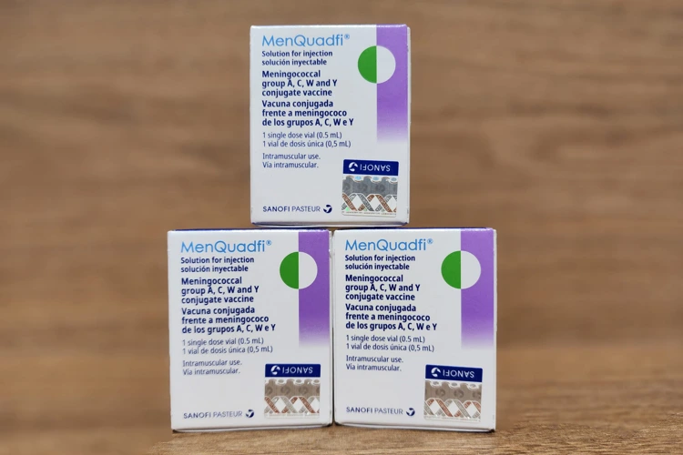 MenQuadfi MenACWY vaccine by Sanofi for meningococcal A, C, W, Y protection.