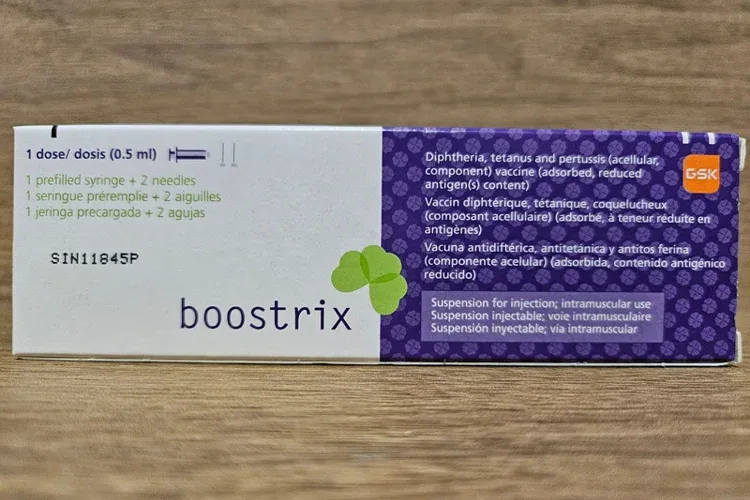 Boostrix 百白破疫苗的包装盒
